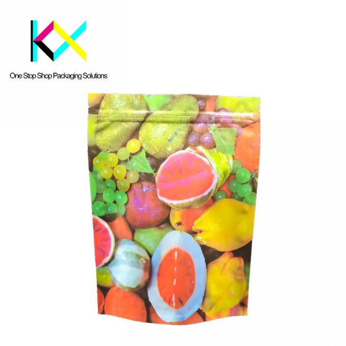120um-130um Espessura Bolsas de alimentos compostáveis Bolsas de papel fecháveis 2