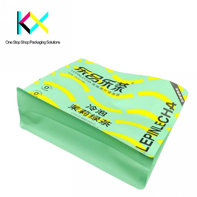 Embalagem de sacos de chá ecológicos UV personalizável Usar fecho lateral 2