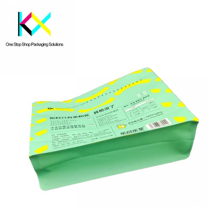 Embalagem de sacos de chá ecológicos UV personalizável Usar fecho lateral 3