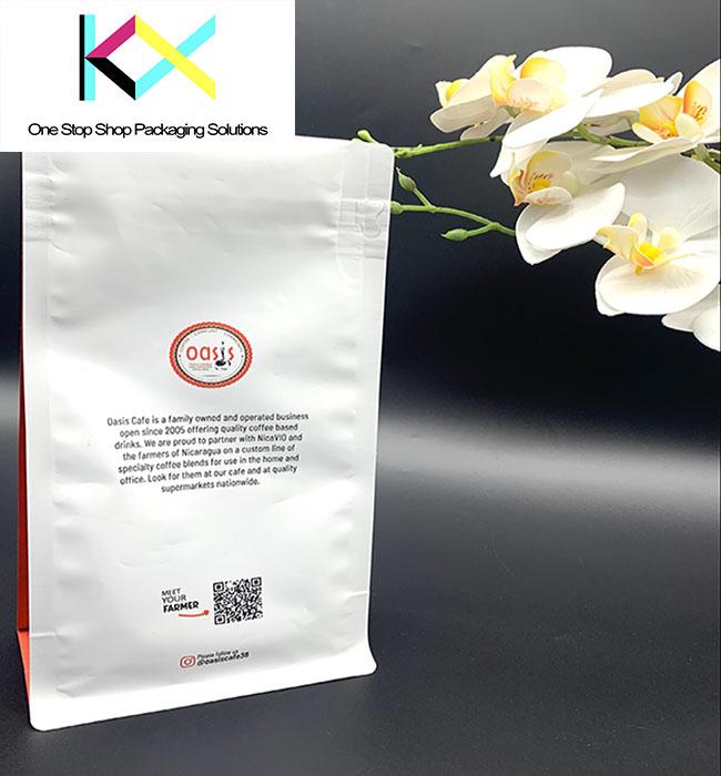 Design personalizado Impresso China Fabricante OEM Top Zipper Saco de embalagem de alimentos de plástico Stand Up Pouch Ziplock Saco de café 3